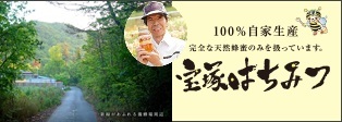 100％自家生産 完全な天然蜂蜜のみを扱っています。【宝塚はちみつ】